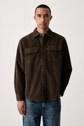Levi's koszula sztruksowa CLASSIC WORKER brązowa gładka 19587
