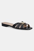 Кожени чехли Lauren Ralph Lauren Blike Slide в черно 802982875002