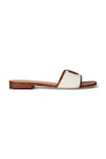 Шльопанці Lauren Ralph Lauren Everley Sld2 колір коричневий 802P04395003