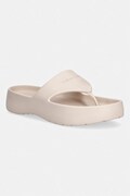 Calvin Klein șlapi pentru femei ONE PIECE EVA FLIP FLOP THONG bej HW0HW02957