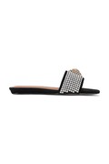 Kurt Geiger London șlapi de piele Kensington C Flat Sandal culoarea argintiu, 5382209209