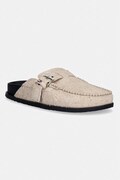 Tommy Jeans natikače za žene od brušene kože TJW COMFORT SUEDE MULE bež EN0EN03038