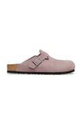 Birkenstock papucs velúrból Boston lila, 1031577