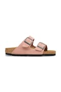 Birkenstock papuci din piele Arizona culoarea roz, 1031651