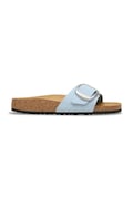 Kožené šľapky Birkenstock Madrid Big Buckle modrá farba, 1031798