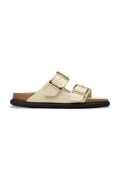 Kožené šľapky Birkenstock Arizona béžová farba, 1031809