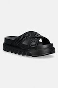 Melissa klapki MELISSA CROSS M LOVER PLATFORM AD damskie kolor czarny na platformie M 37368 BN653
