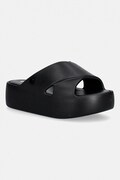 Melissa klapki MELISSA FREE PLATFORM CABEDAL X AD damskie kolor czarny na platformie M 37857 BO543