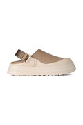 Шльопанці UGG W Goldenglow Canvas Clog колір бежевий 1175295.MDSD