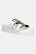 Versace Jeans Couture papuci culoarea alb, cu platforma, 80VA3SM1 ZS190 003