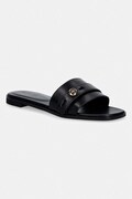 Kožne natikače Tory Burch Romy Slide boja: crna, 181993-006