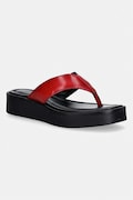 Vagabond Shoemakers σαγιονάρες δίχαλο Γυναικεία δερμάτινες DANYA κόκκινες 6104-018-47