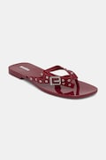Melissa japonki damskie HARMONIC SQUARED AD bordowe M37955