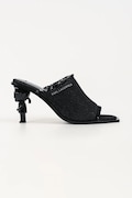 Karl Lagerfeld klapki mules damskie Karl Nft Heel czarne KL39106D
