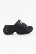 Karl Lagerfeld klapki na platformie damskie Kontour Slide czarne KL88900A