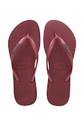 Havaianas japonki damskie SLIM LOGO METALLIC bordowe 4119875.9339