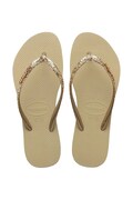 Havaianas japonki damskie SLIM GLITTER II beżowe 4146975.0154