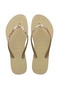 Havaianas japonki damskie SLIM GLITTER II beżowe 4146975.0154