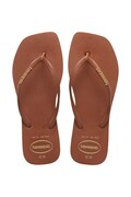 Havaianas šľapky dámske SQUARE LOGO POP UP hnedé 4148959.1976