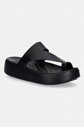 Crocs Getaway Platform Toe Loop japonki damskie czarne 210834.001
