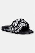 Love Moschino klapki damskie czarne JA28312G0OIW300A