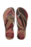 Havaianas japonki damskie SLIM PALETTE GLOW bordowe 4145766.9339