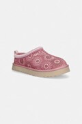 UGG kapcie zamszowe dziecięce TAZZ SUN STITCH kolor różowy 1175210K