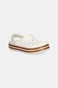 Crocs klapki damskie CROCBAND GUM CLOG K beżowe 212775