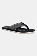 Tommy Hilfiger japonki męskie HILFIGER CHAMBRAY BEACH SANDAL czarne FM0FM05751