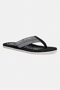 Tommy Hilfiger japonki męskie HILFIGER CHAMBRAY BEACH SANDAL czarne FM0FM05751