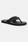 Tommy Hilfiger japonki męskie HILFIGER LEATHER BEACH SANDAL czarne FM0FM05808