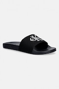 Παντόφλες Calvin Klein ESS SLIDE CV χρώμα: μαύρο, YM0YM01393