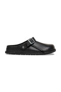 Birkenstock klapki zamszowe Lutry kolor czarny 1031273