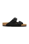 Birkenstock ciabatte slide in nubuck Arizona colore nero 1031697