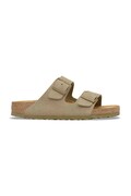 Birkenstock klapki zamszowe Arizona kolor zielony 1031998