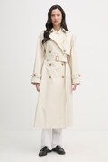 Tommy Hilfiger trencz damski bawełniany beżowy WW0WW50627