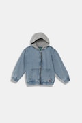 United Colors of Benetton giacca per bambini in jeans blu 2KEHCN07B
