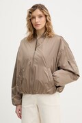 Μπουφάν bomber Guess LORRAINE χρώμα: μπεζ, W6RL26 WJ662
