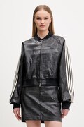 adidas Originals kurtka bomber kolor czarny przejściowa oversize KE5035