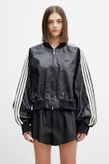 Μπουφάν bomber adidas Originals χρώμα: μαύρο, KE5035
