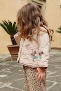 Otroška jakna Konges Sløjd FLORA SEQUIN JACKET roza barva, KS104811