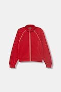 United Colors of Benetton detská mikina na zips červená farba 3M9KC5062