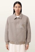 AllSaints bomber mužský vlněný ROYCE hnědý M013OE
