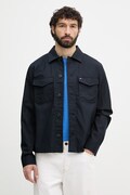 Tommy Hilfiger přechodová bunda pánská s bavlnou námořnická modrá MW0MW38712