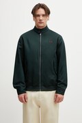 Fred Perry kurtka przejściowa męska z bawełną zielona J2317