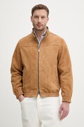 Tommy Hilfiger kurtka przejściowa męska zamszowa beżowa MW0MW42691