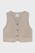 Mayoral kamizelka dziecięca kolor beżowy 6355