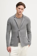 United Colors of Benetton marynarka jednorzędowa męska z dodatkiem wełny szara 1Y6SU601X