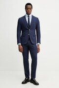 BOSS garnitur z dodatkiem wełny Huge 2-pack męski kolor granatowy gładka 50561834