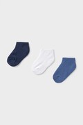 Mayoral skarpetki dziecięce 3-pack kolor niebieski 10136